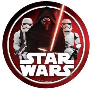 oblea comestible star wars 20cm x 20 cm