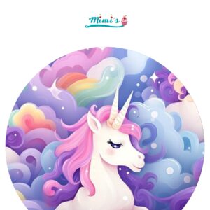Oblea Comestible Unicornio 20cm x 20cm