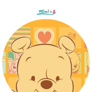 Festeja con Pooh: Obleas Comestibles que Hacen Magia en tus Tartas