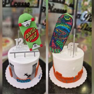 Tarta Cumpleaños Santa Cruz Skate Skateboarding Patineta