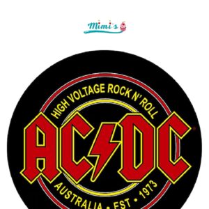 Ritmo y Rock: Obleas Comestibles AC/DC para Celebraciones de Leyenda