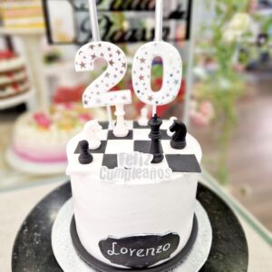 Tarta Cumpleaños Ajedrez