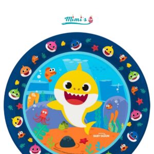 Cumpleaños bajo el Mar: Obleas Comestibles Baby Shark para una Fiesta que Encanta