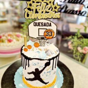 Tarta Cumpleaños Baloncesto Basquetbol