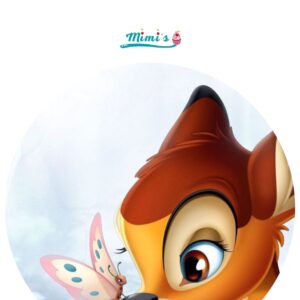 Delicias entre las Flores: Obleas Comestibles que Hacen Brillar tus Creaciones con la Esencia de Bambi