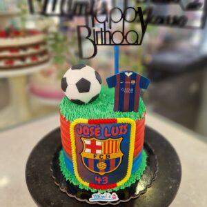 Tarta de Cumpleaños Barcelona FC: ¡Celebra con la Pasión Blaugrana!