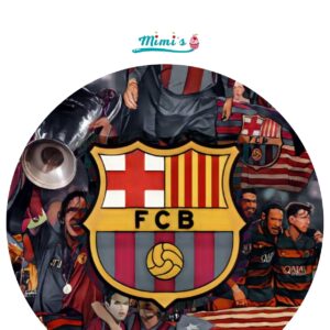 Delicias en Blaugrana: Obleas Comestibles que Hacen Brillar tus Creaciones con el Espíritu del Barcelona F