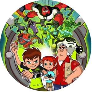 Ben 10: Un Mundo de Aliens con Obleas Comestibles de Ben 10