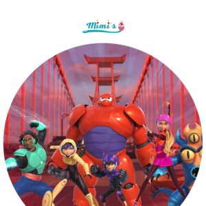 Big Hero: Obleas Comestibles para Cumpleaños de Súper Héroes