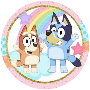 Obleas Comestibles Bluey: ?El Toque Perfecto para Tus Postres y Celebraciones!