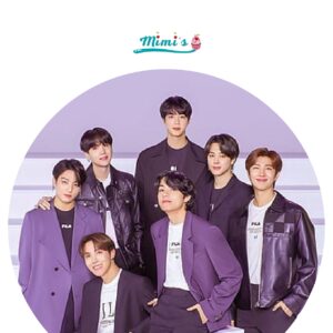 Añade Magia BTS a tus Celebraciones: Obleas Comestibles que Deslumbran