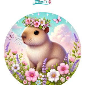 Oblea Comestible Compatible con Capibaras: Amistad y Sabor