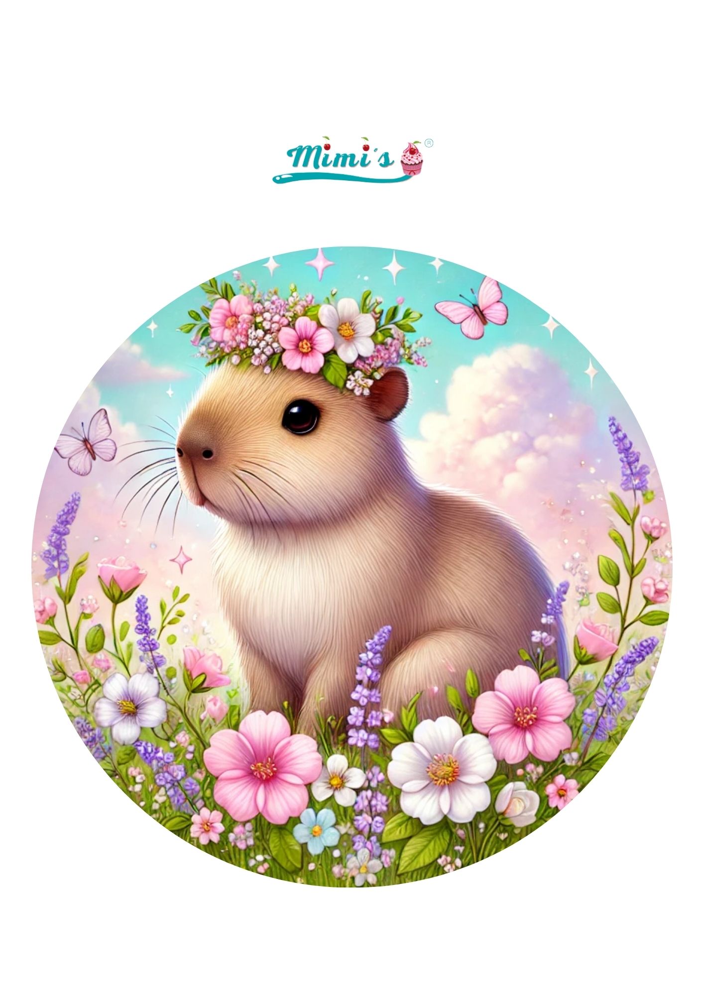 Oblea Comestible Compatible con Capibaras: Amistad y Sabor