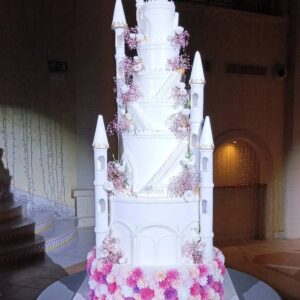 Tarta Boda Castillo 7 pisos