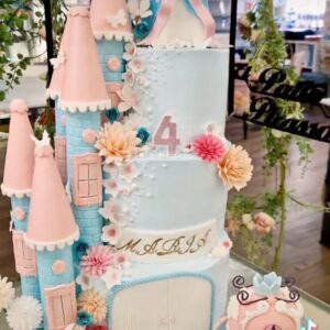 Tarta Cumpleaños Castillo Princesa