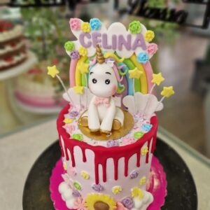 Tarta Cumpleaños Unicornio