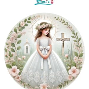 Oblea Comestible compatible comuni?n, celebra tu D?a Especial