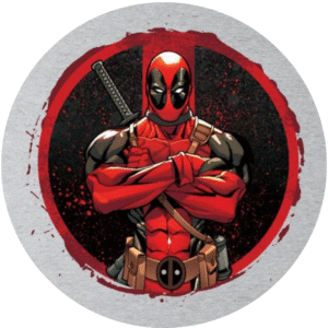 ¡El anti-héroe más dulce: Deadpool en una oblea comestible!