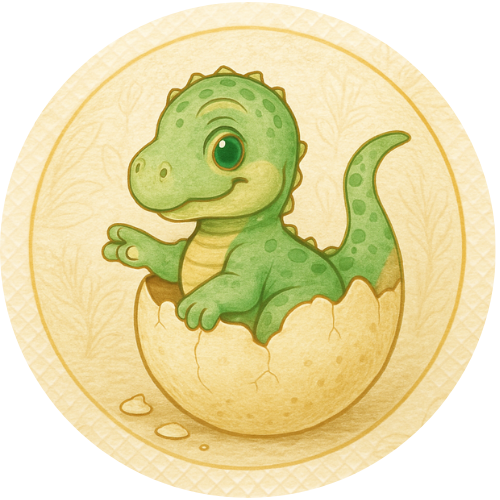 Oblea comestible compatible con Dinosaurios, ideal para decorar tartas y pasteles
