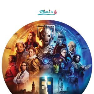 Obleas Comestibles que Hacen Brillar tus Creaciones con el Espíritu de Doctor Who