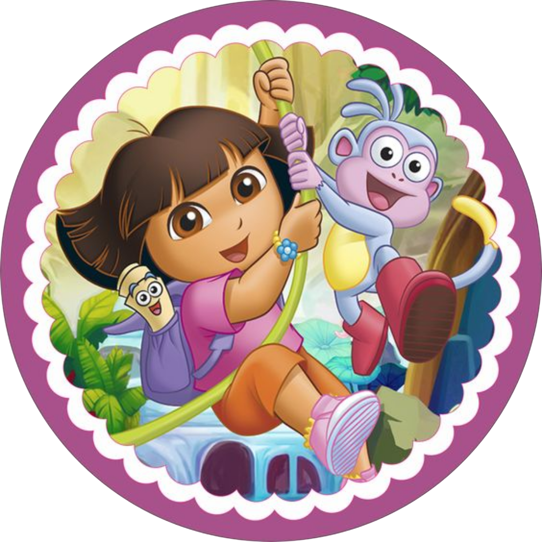 Sabor y aventura en una oblea: ?Es Dora la Exploradora!