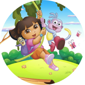 Aventuras dulces con las obleas comestibles de Dora la Exploradora