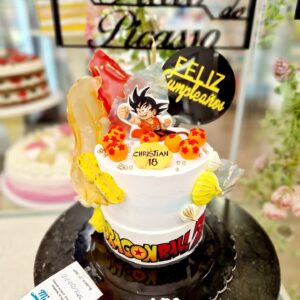 Tarta Cumpleaños Goku Dragon Ball