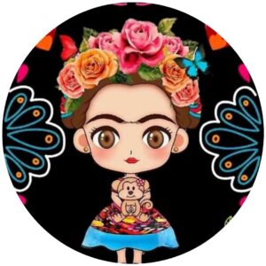 Obleas Comestibles Artísticas con Diseños Inspirados en Arte Mexicano - Frida Kahlo