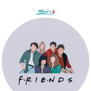 Obleas Comestibles Friends para Celebraciones Inolvidables
