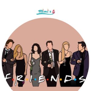 El Sabor de la Amistad: Obleas Comestibles Friends para Fiestas Inolvidables