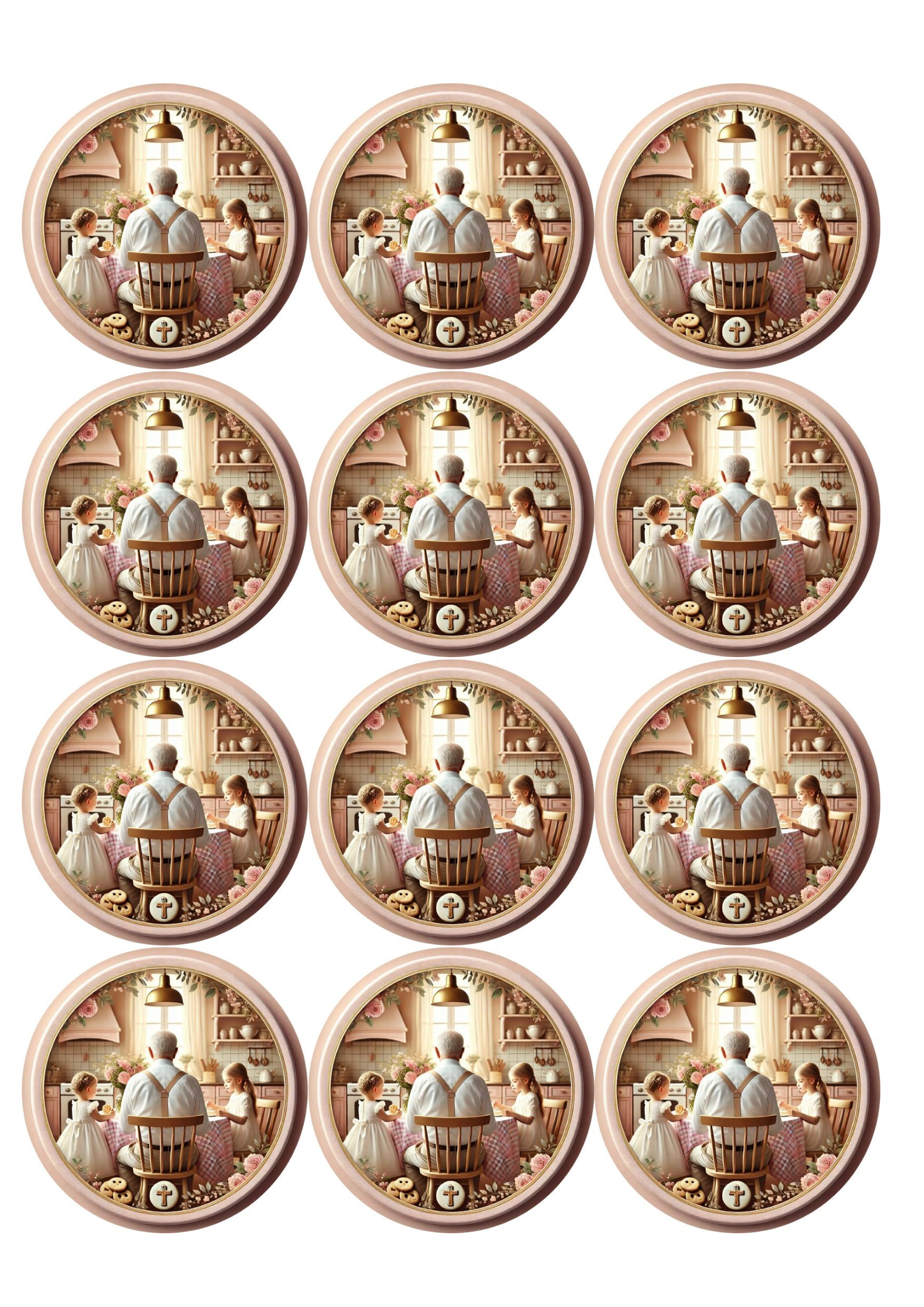 Oblea Comestible Comunion para Galletas