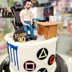 Tarta Cumpleaños Gamer Play Station