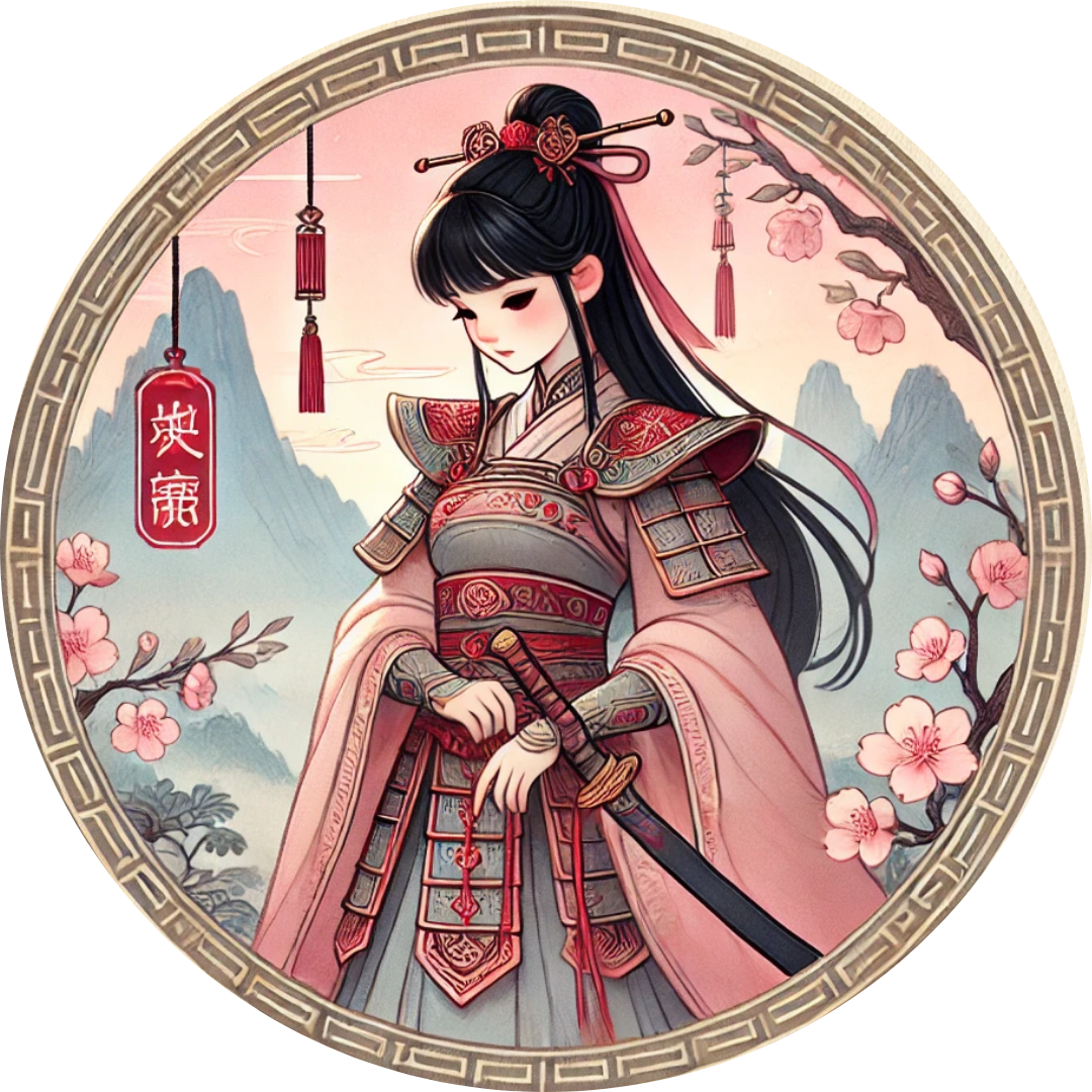 Oblea Comestible compatible con Guerrera Oriental, similar a mulan