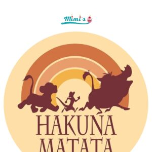 Fiesta en la Sabana: Obleas Comestibles de Hakuna Matata