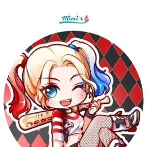Obleas Comestibles Harley Quinn para Momentos de Diversión