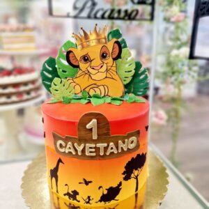 Tarta Cumpleaños Rey León Simba