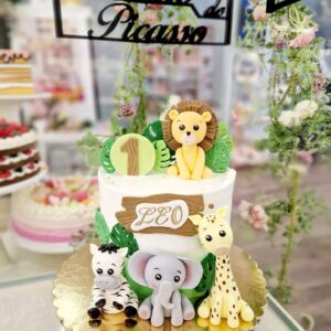 Tarta Cumpleaños Jungla Animales