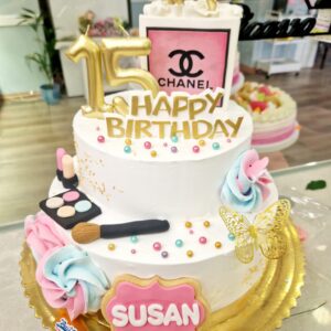 Tarta Cumpleaños Maquillaje Make up Chanel