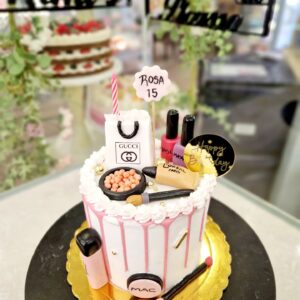 Tarta Cumpleaños Maquillaje Make up Gucci