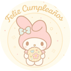 Oblea Comestible kawai compatible con mi melodi