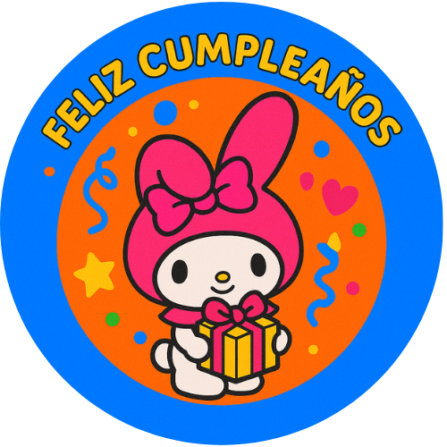 Oblea Comestible compatible con mi melodi, tematica kawaii