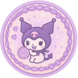 Oblea Comestible kawai compatible con Kuromi