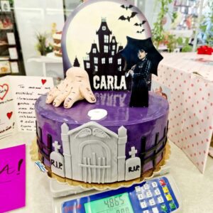 Tarta Cumpleaños Merlina Addams, Miercoles, Wednesday