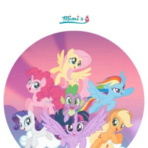 Magia en Cada Bocado: Obleas Comestibles My Little Pony para Celebrar con Encanto. Mi peuqeño pony.