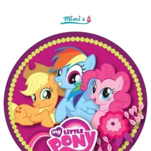 Sueños Endulzados: Obleas Comestibles que Llevan la Magia de My Little Pony a tu Fiesta. Mi Peuqeño Pony.