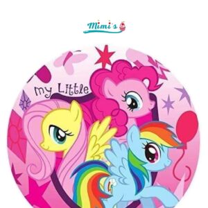 Estilo Mi Pequeño Pony: Obleas Comestibles para una Celebración Llena de Color y Alegría