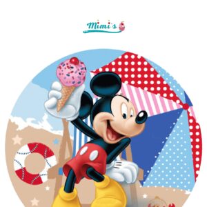 Oblea comestible 20cm x 20cm de Mickey. Ideal para decorar tartas!!…