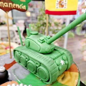 Tarta Cumpleaños Militar Tanque