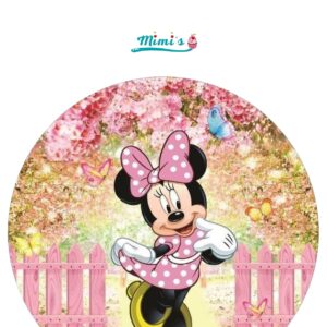 Dulce Elegancia: Obleas Comestibles de Minnie Mouse para Celebrar con Estilo…