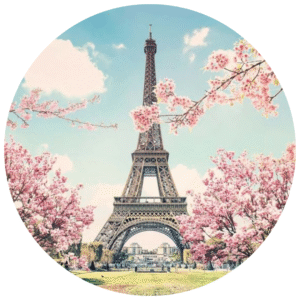 Vive la magia de París con nuestras obleas comestibles
